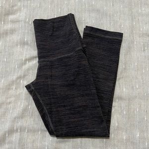 Lululemon Pinstripe Cropped Wunder Unders